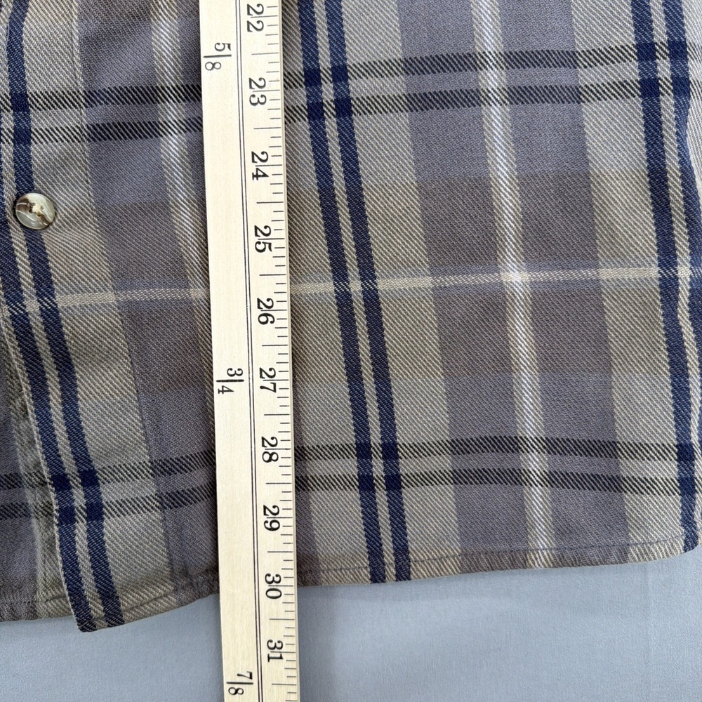 Gear 7 Flannel Shirt Men's Large Plaid Button Down Heavyweight Outdoor - Picture 7 of 9